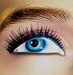 mit Wimpern