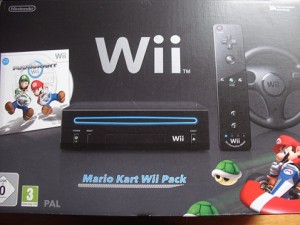 Nintendo Wii mit Mariokart